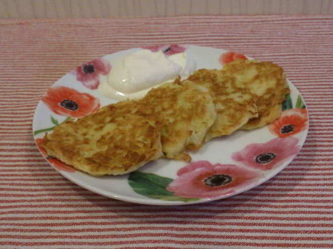 Рецепт оладий из кабачков