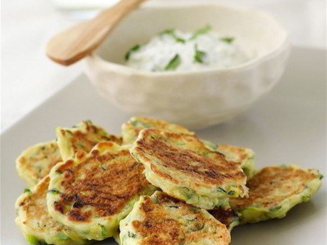 Рецепт оладий из кабачкового пюре