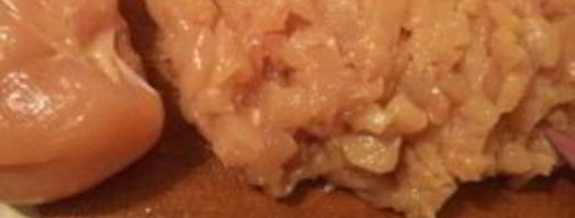 оладьи из куриного фарша. Шаг 2