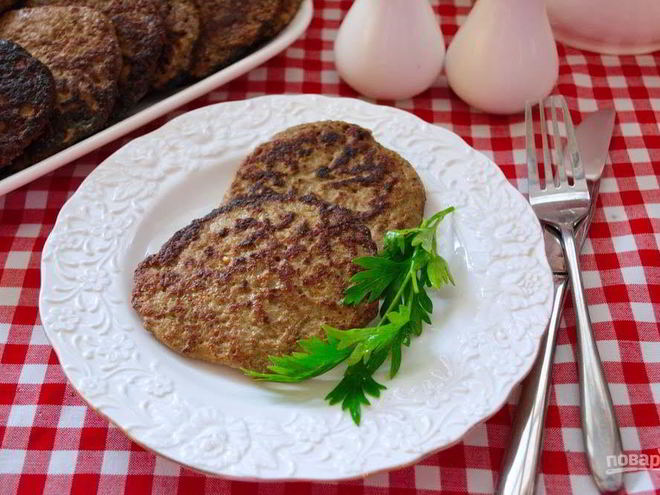 Рецепт оладий из печени