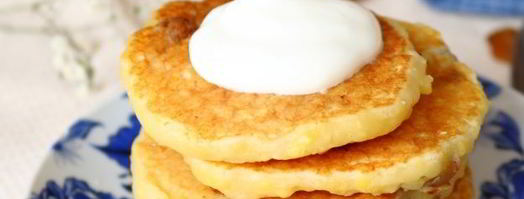 оладьи из пшенной каши. Шаг 15