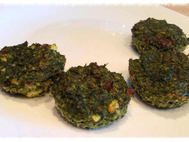 Рецепт оладий из шпината с творогом