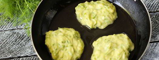 оладьи из цуккини. Шаг 4