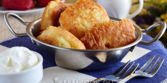 Оладьи на майонезе