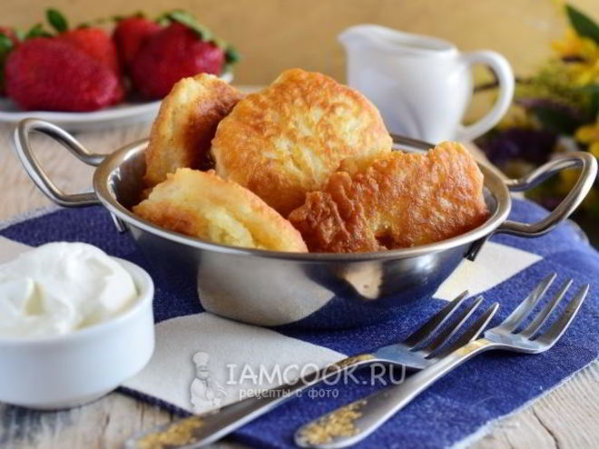 Рецепт оладий на майонезе