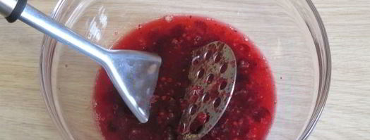 оладьи постные с ягодами. Шаг 4