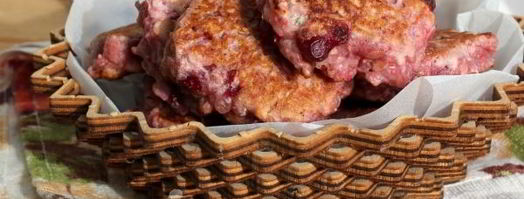 оладьи постные с ягодами. Шаг 12