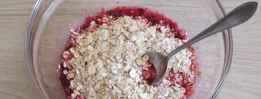 оладьи постные с ягодами. Шаг 6