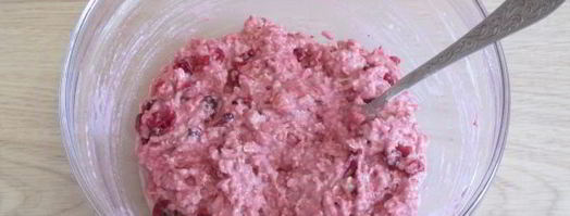 оладьи постные с ягодами. Шаг 9