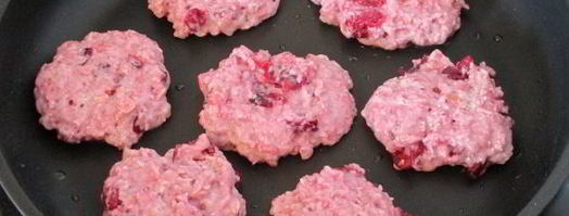 оладьи постные с ягодами. Шаг 10