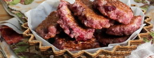 оладьи постные с ягодами. Шаг 11