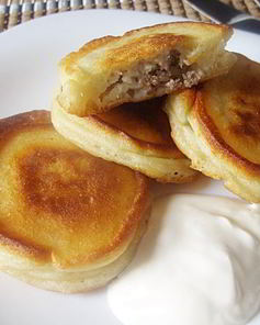 Оладьи с фаршем