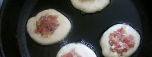 оладьи с фаршем. Шаг 5