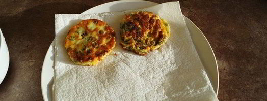 оладьи с кукурузой и горошком. Шаг 9