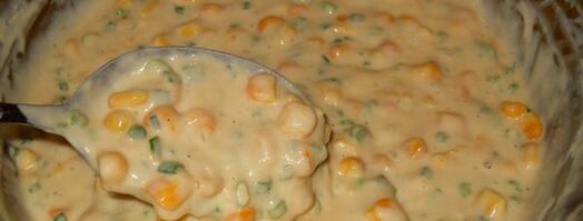 оладьи с кукурузой под чесночным соусом. Шаг 8