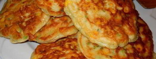 оладьи с кукурузой под чесночным соусом. Шаг 10