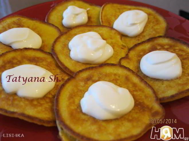 Рецепт оладий с рикоттой и бананом