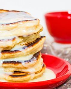 Оладьи со сгущенкой