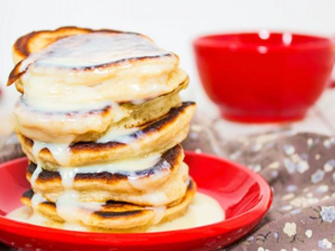 Рецепт оладий со сгущенкой