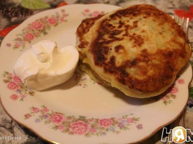 Рецепт овощных оладий