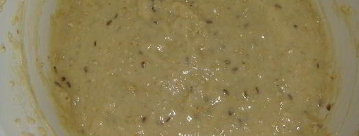 овсяные оладушки с малиной. Шаг 5