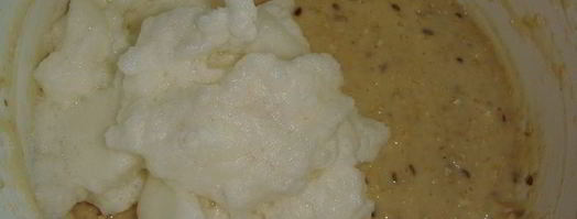 овсяные оладушки с малиной. Шаг 6