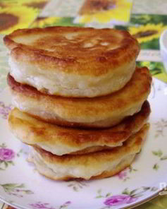 Пышные дрожжевые оладьи
