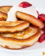 Пышные оладьи на кислом молоке