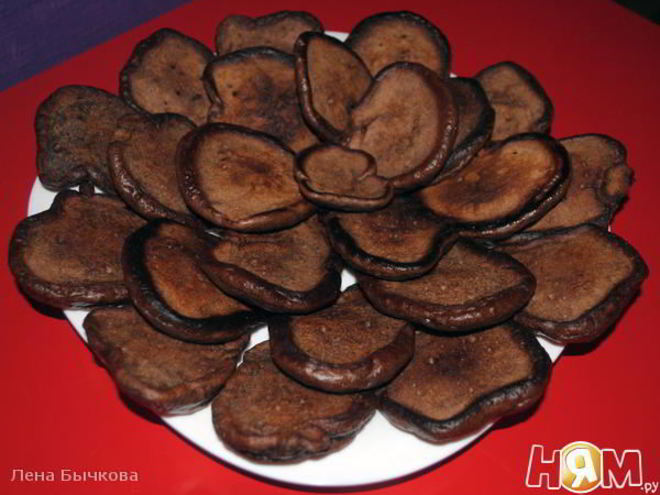 Рецепт шоколадных дрожжевых оладий