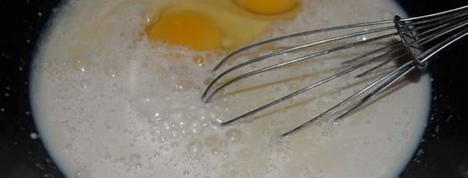 шоколадные дрожжевые оладьи. Шаг 2