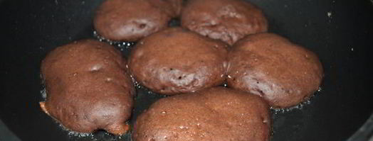 шоколадные дрожжевые оладьи. Шаг 5