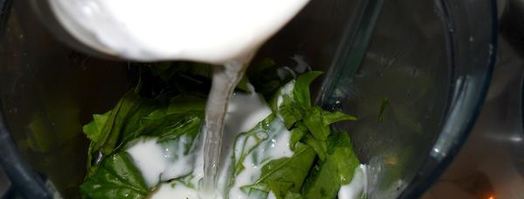 шпинатные оладьи с брынзой. Шаг 3