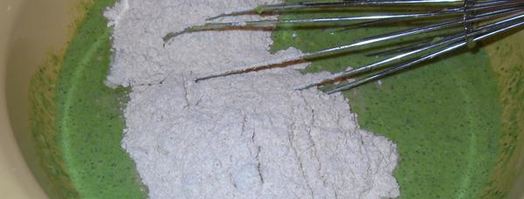 шпинатные оладьи с брынзой. Шаг 6