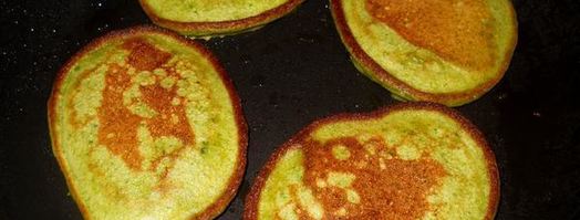 шпинатные оладьи с брынзой. Шаг 8