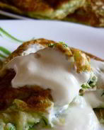 Сырные оладьи