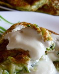 Сырные оладьи