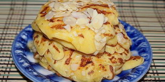 Тыквенные оладьи с медовыми орехами