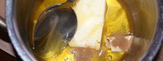 тыквенные оладьи с медовыми орехами. Шаг 7