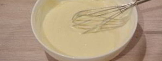 вкусные оладьи на кефире. Шаг 3