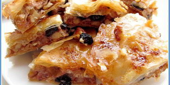 Пахлава на турецком тесте юфка