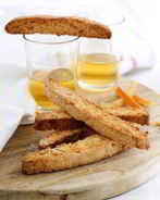 Апельсиновое бискотти с белым шоколадом