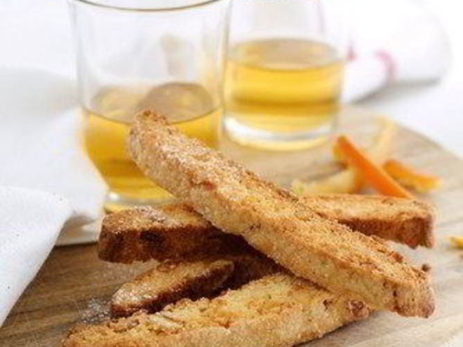 Рецепт апельсинового бискотти с белым шоколадом