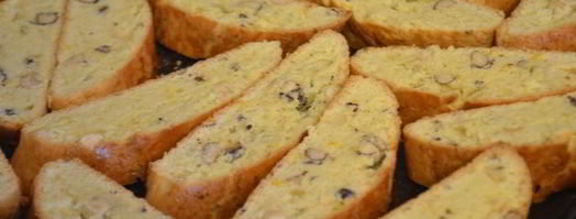 бискотти с фундуком и апельсином. Шаг 12