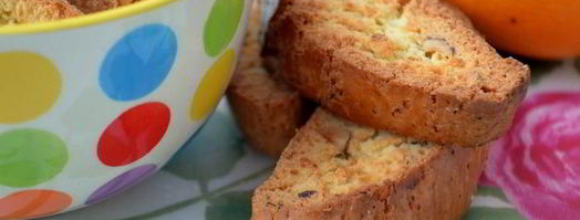 бискотти с фундуком и апельсином. Шаг 13