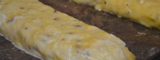 бискотти с фундуком и апельсином. Шаг 8