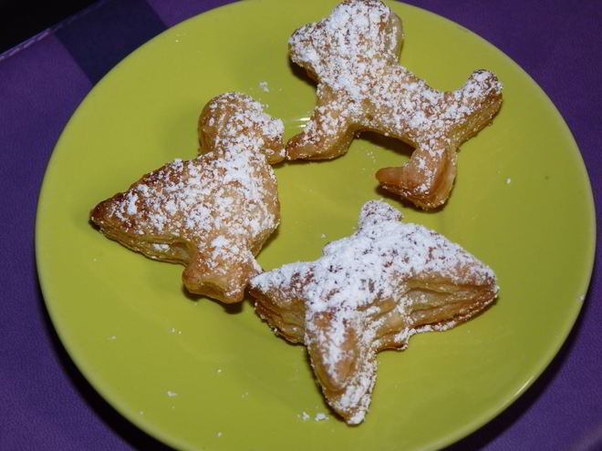 Рецепт детского печенья из слоеного теста