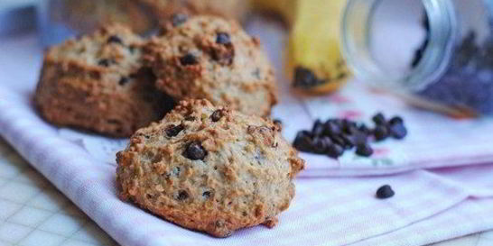 Домашнее овсяное печенье с бананом и шоколадом