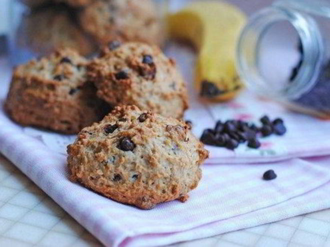 Рецепт домашнего овсяного печенья с бананом и шоколадом