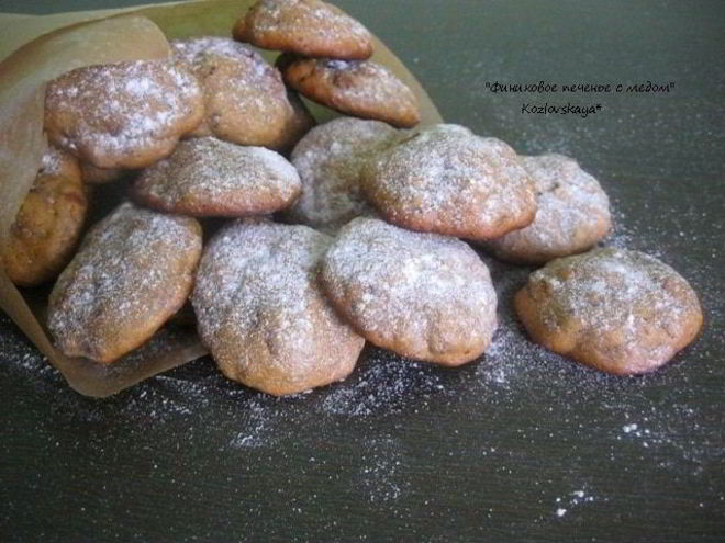 Рецепт финикового печенья с медом