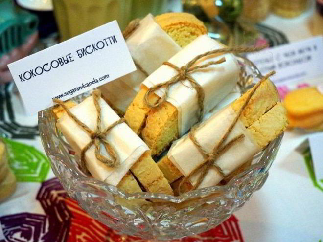 Рецепт кокосовых бискотти